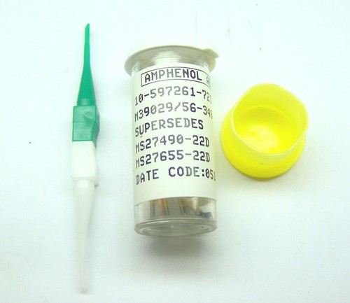 MILITARY AIRCRAFT FA18 AMPHENOL D38999/26JA35SA NOS ELECTRICAL CONNECTOR 6 PIN - Picture 9 of 10