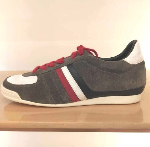SERAFINI OSAKA MARRONE GRIGIO NERO BIANCO 897 Scarpe alte Sneakers da uomo  in pelle