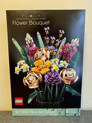  SHIP WITHIN 6-12 HRS  LEGO Flower Bouquet 10280 Building Kit (756 Pieces)