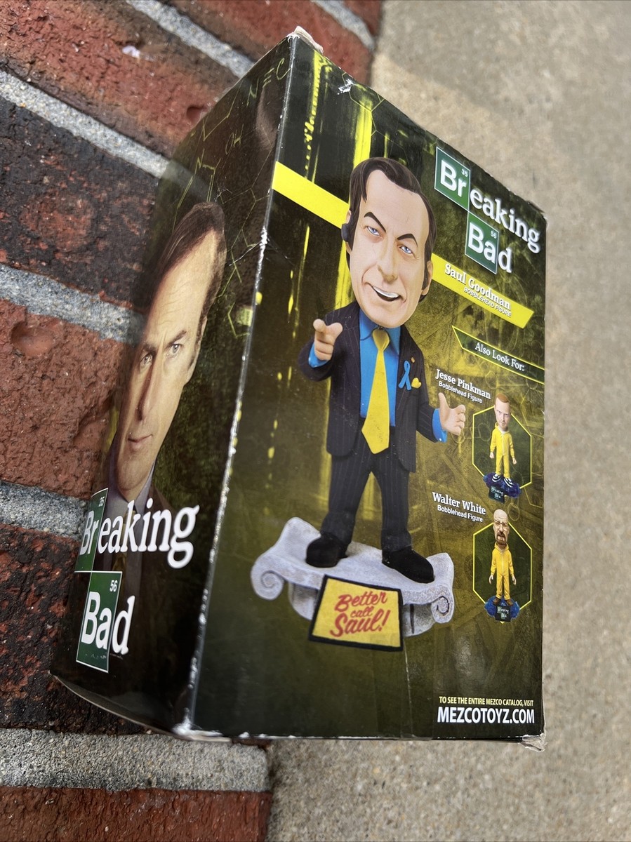 Mezco Breaking Bad 2014 Saul Goodman Bobble Head Figure 1046t for