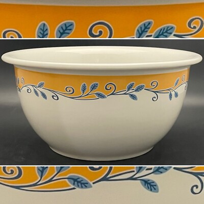 Corelle Coordinates Casa Flora Mixing/Nesting Bowl 2000-2012 Made in China 3qt