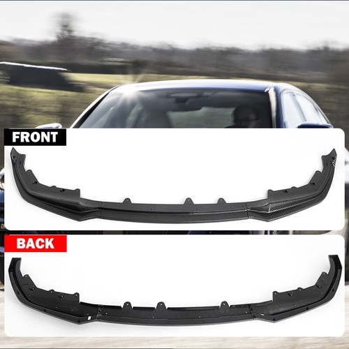 FITS 19-2021 BMW G20 330i M340i CARBON BLACK MP STYLE FRONT BUMPER LIP SPLITTER - Picture 3 of 14