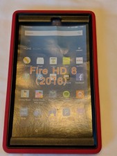 Kindle Fire HD 8" Case 2016/ Red and Black NEW