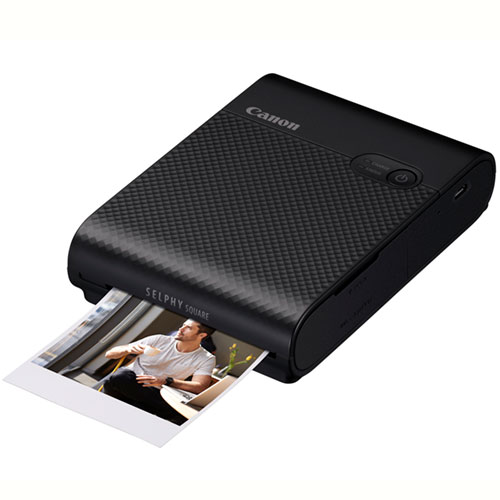 Canon QX10 SELPHY Square Photo Printer: Black