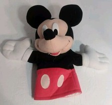 Mickey Mouse Plush Hand Puppet 10" Walt Disney Inc Mattel Arcotoys