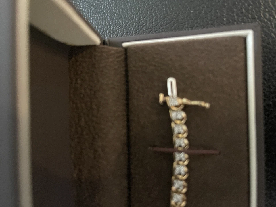 Pulsera tenis diamantes Foto 3 de 4