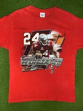 00s Tampa Bay Buccaneers - Cadillac Williams - Vintage NFL T-Shirt Large 
