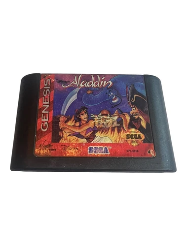 Disney's Aladdin (Sega Genesis, 1993) Tested Working 