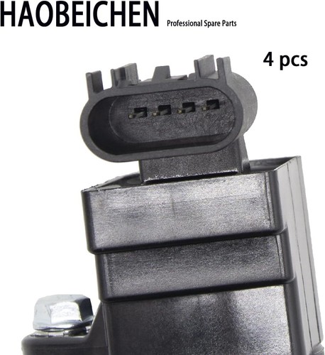 Pack of 4 Coil Pack and Iridium Spark Plugs Compatible with Chevrolet HHR Cobalt - Picture 5 of 7