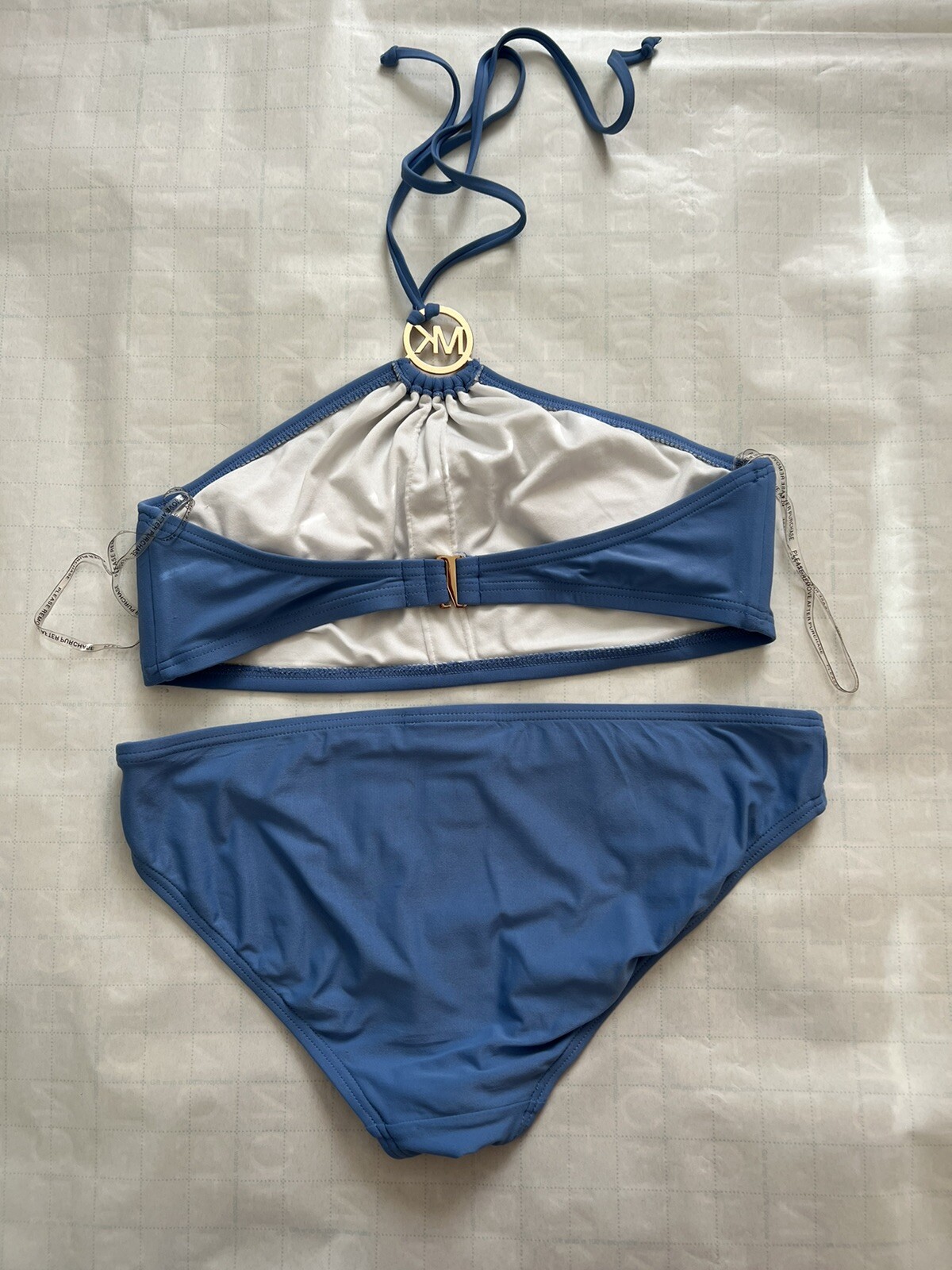 Michael Michael Kors Baby Blue Bikini Set size M Gem