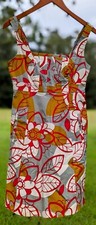 Maeve Anthropologie Dress Sheath Floral Print Square Neck Pocket Cotton 0 SALE!