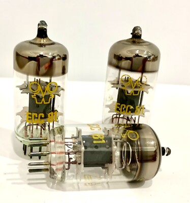 ECC81 12AT7 RFT.Double Triode Tube.New.Lot 6 pcs.