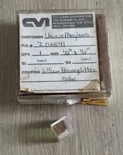 CVI 1/2" Laser Line Polarizing Cube Beamsplitter Vintage