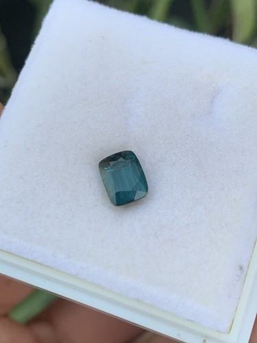 Natural Indicolite blue tourmaline, 1.5 carats. Rich blue hue and clarity. - Bild 3 von 9