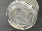 Hazel-Atlas Salt & Pepper Shakers 30s Vintage Molded Glass Zanesville OH Marked — photo 3