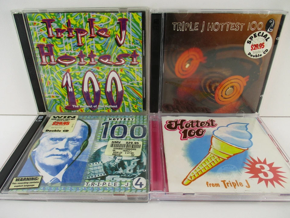 Triple J Hottest 100 1,2,3,4,5,6,7,8 ¡Lote a granel! Discos como nuevos!  CD enviado con pistas Foto 2 de 4