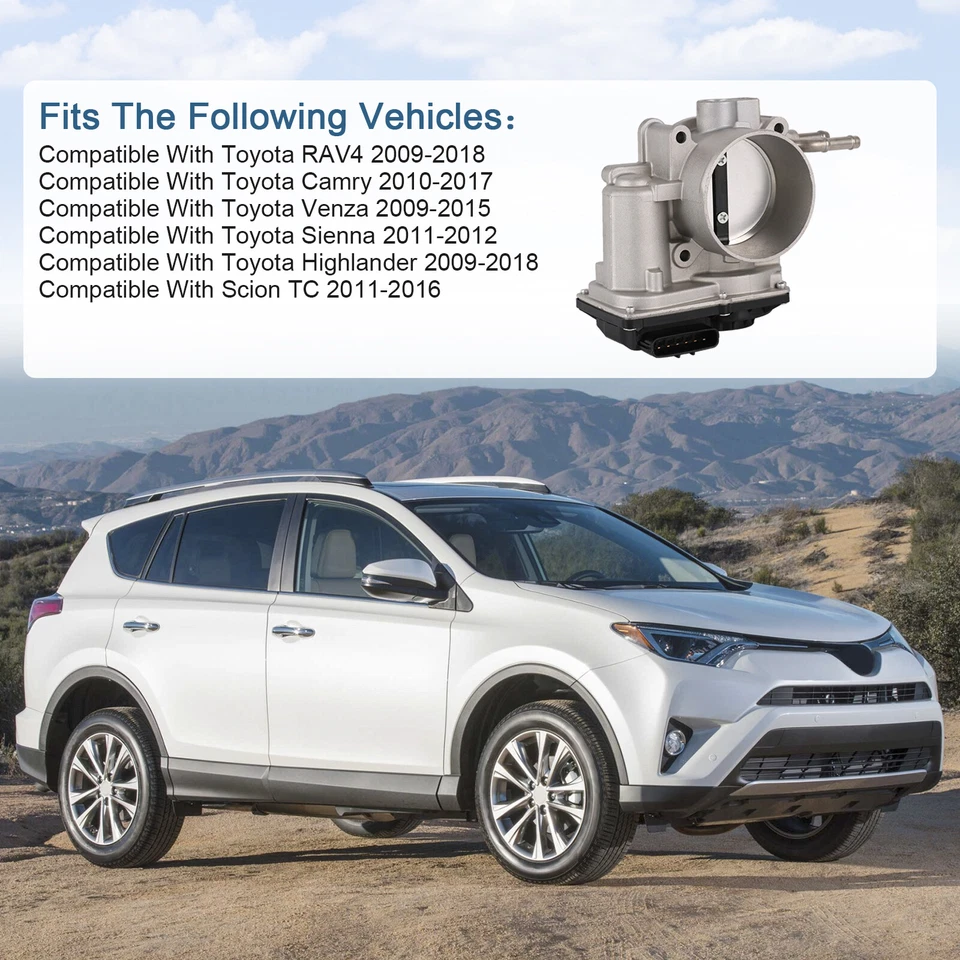 Carrocería del acelerador para Toyota Camry 2,5 L 2010 2011 2012 2013 2014 2015 2016 2017 Foto 4 de 4