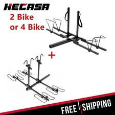 2/4 Bike 2" Hitch Mount Bike Racks Hitch Mount Bicycle Carrier Rack For SUV