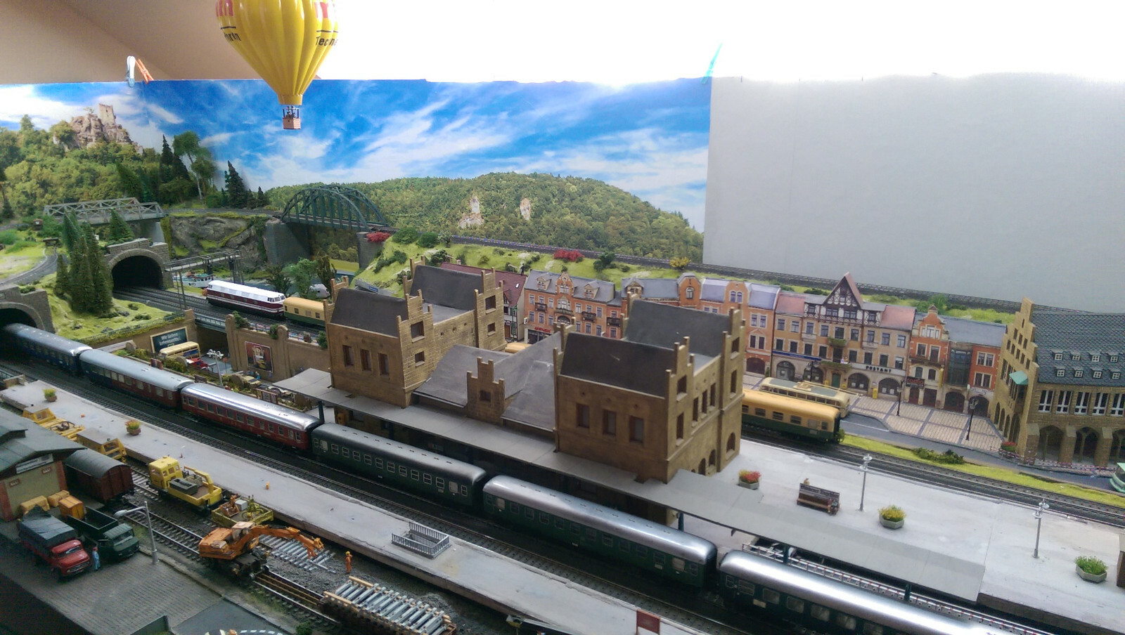 Sfondo modellismo ferroviario "Valle del Reno" - fino a 7,50 metri di larghezza! foto 5
