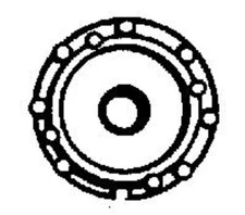 Cal Scale # 396  Pyle Headlight for Diesels (Brass Casting) Single Beam Style HO