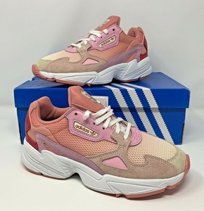 adidas pink falcon trainers
