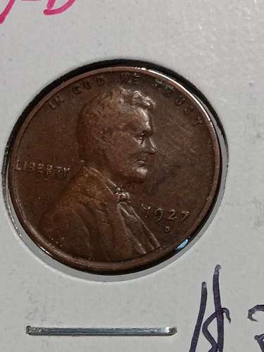 1927-D   Lincoln cent, Fine    Choice Condition S/548
