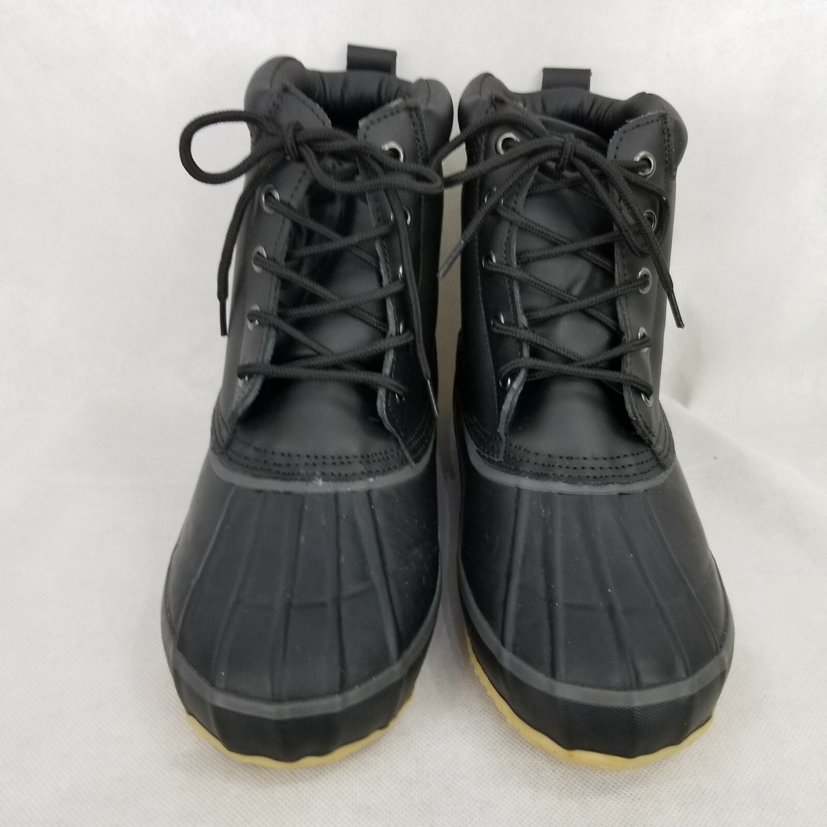 Haband’s Ice House Men’s Brown Leather Adhesive Closure Duck Boots Size 13EEE Haband main image 3