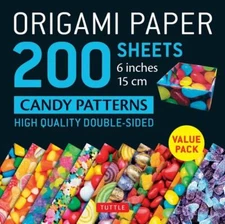 Origami Paper 200 sheets Candy Patterns 6" (15 cm): Tuttle Origami Paper: Dou...