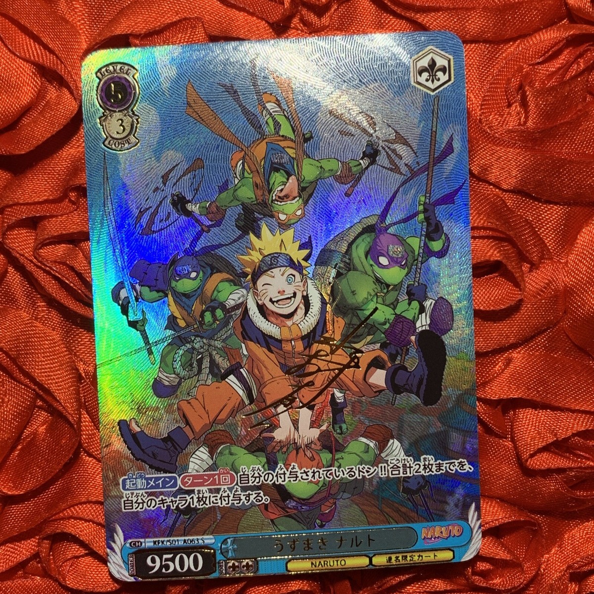Naruto X Teenage Mutant NINJA Turtles Rare Influence ACG Waifu