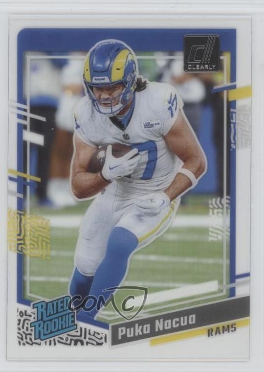 Puka Nacua Panini Clearly Donruss #96 Base
