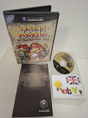 Paper Mario The Thousand Year Door Nintendo GameCube Spiel OHNE Anleitung Clean Disc 