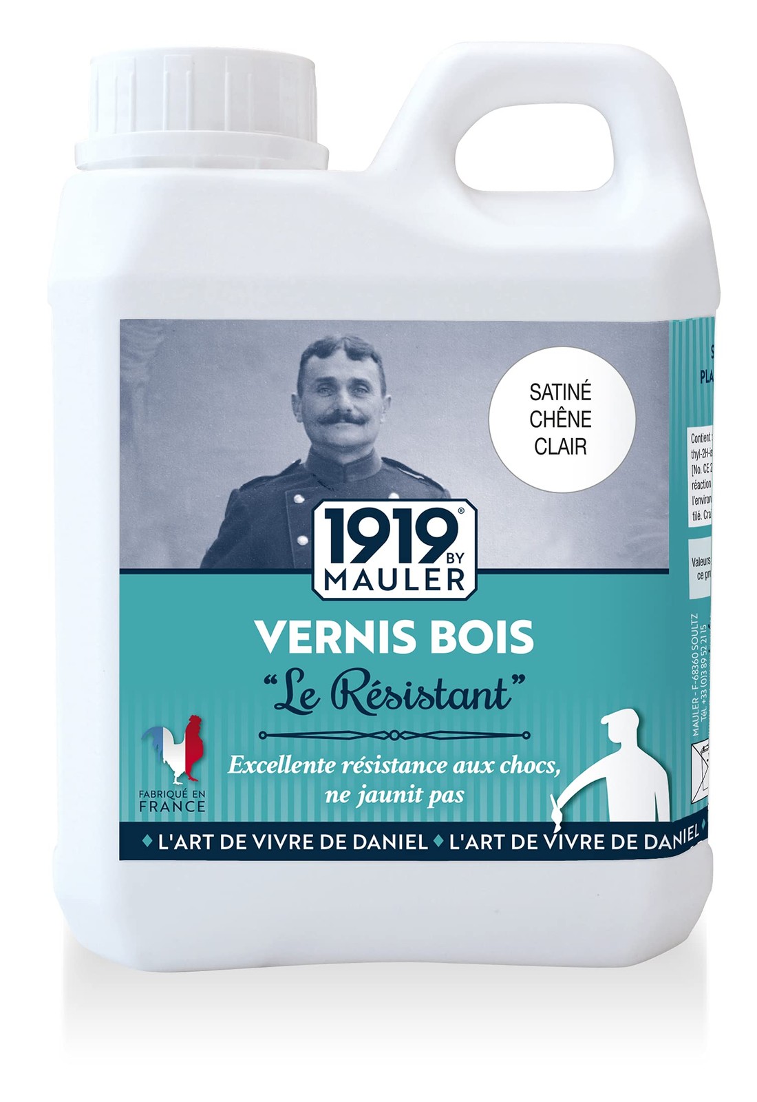 Vernis bois satiné Chêne Clair pour relooker une table de salon