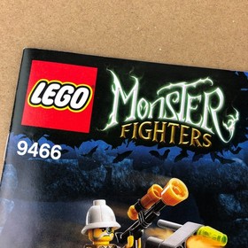 Lego Monster Fighters The Crazy Scientist & His Monster 9466 Manual Booklet ONLY