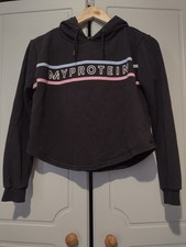 My Protine Black Hoodie Sz Small Gym, Yoga Vgc