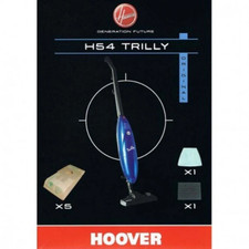 5 sacchetti per aspirapolvere Hoover per modelli TRILLY H54