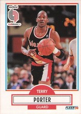 1990-91 Fleer - Terry Porter #170 EX