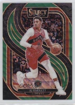 2024-25 Panini Select Premier Level Green Wave Prizm 9/50 RJ Barrett #109 hs9