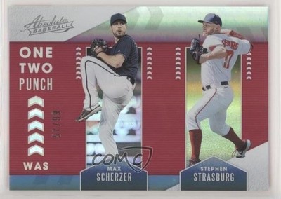 2020 Absolute One Two Punch Silver 57/99 Max Scherzer Stephen Strasburg s3g