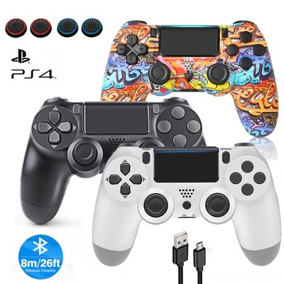 Wireless Controller Bluetooth Gamepad for PlayStation 4 fr PS4 Pro/Slim/PC Black