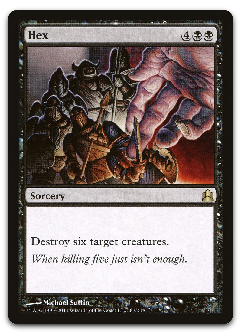 Hex #87 (NM) Commander CMD Magic MTG