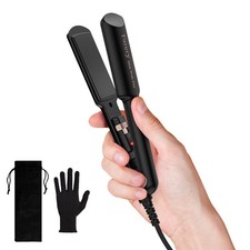 Portable Hair Straightener, 1.5 Inch Wider Plate Flat Iron for Short Long Ha...