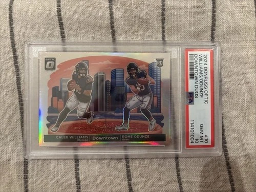 2024 Panini Donruss Optic - Downtown Duos Caleb Williams, Rome Odunze #10 (RC)