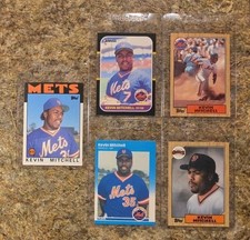(5) Kevin Mitchell 1986 Topps Traded Rookie card RC 1987 Fleer Donruss Giants 
