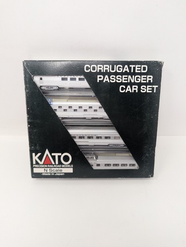 Juego de vagones de pasajeros corrugados Kato #106-1606 B - CB&Q Burlington Route, escala N | Zustand: Used