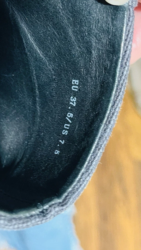 Rag & Bone Newbury Botines Azul Lona Denim Talla EU 37.5 US-7.5 Foto 3 de 3