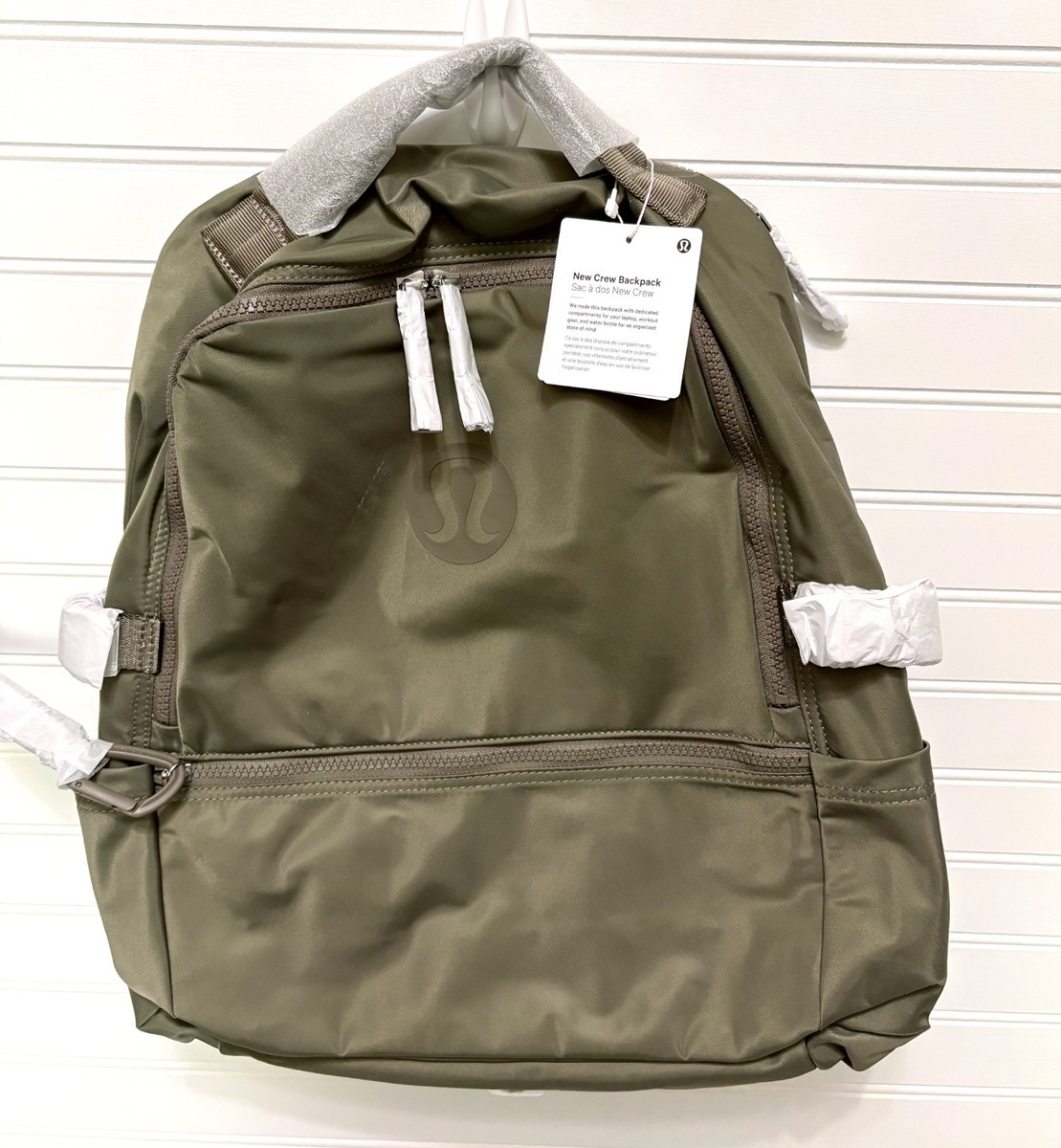 新品未使用！lululemon Crew Backpack 22L グリーン LULULEMON Green Crew Backpack 22L Bag New With Retail Tags | eBay