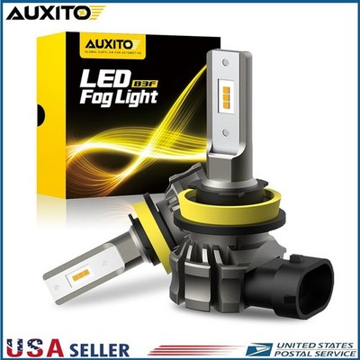LED Fog Light Bulbs H8 H9 H11 FogLight Bulb 3000K Yellow High Power 50W Lamps D