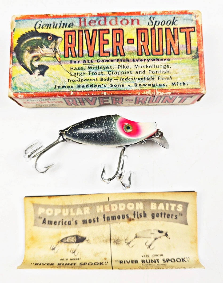 Heddon Freshwater Vintage Fishing Lures for sale | eBay