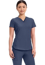 Navy Cherokee Form Scrubs V Neck Top CK843 NAV