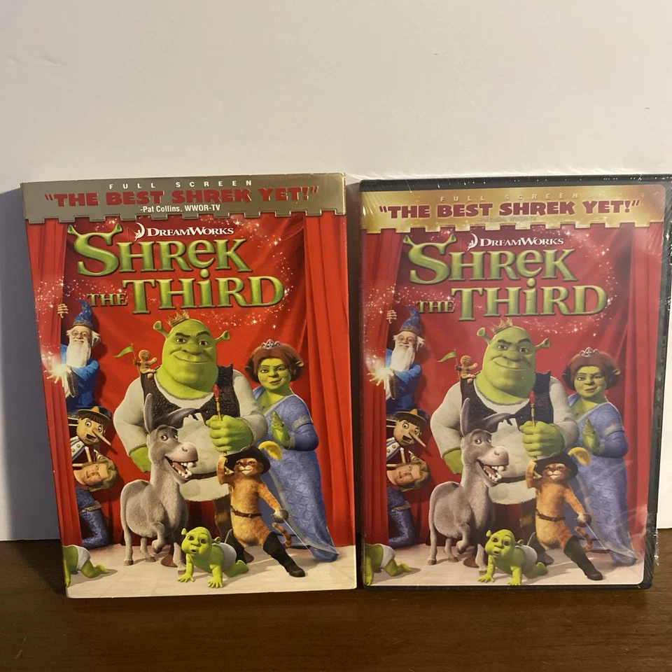 Shrek the Third (DVD, 2007, Full Screen Version - Checkpoint) - Image 3 of 4